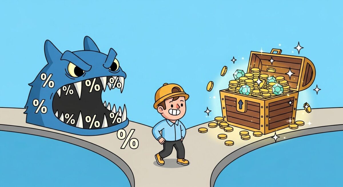 마이너스 통장과 파킹통장 비교, 비상금 통장으로 현명한 금융 습관을 선택하는 모습.