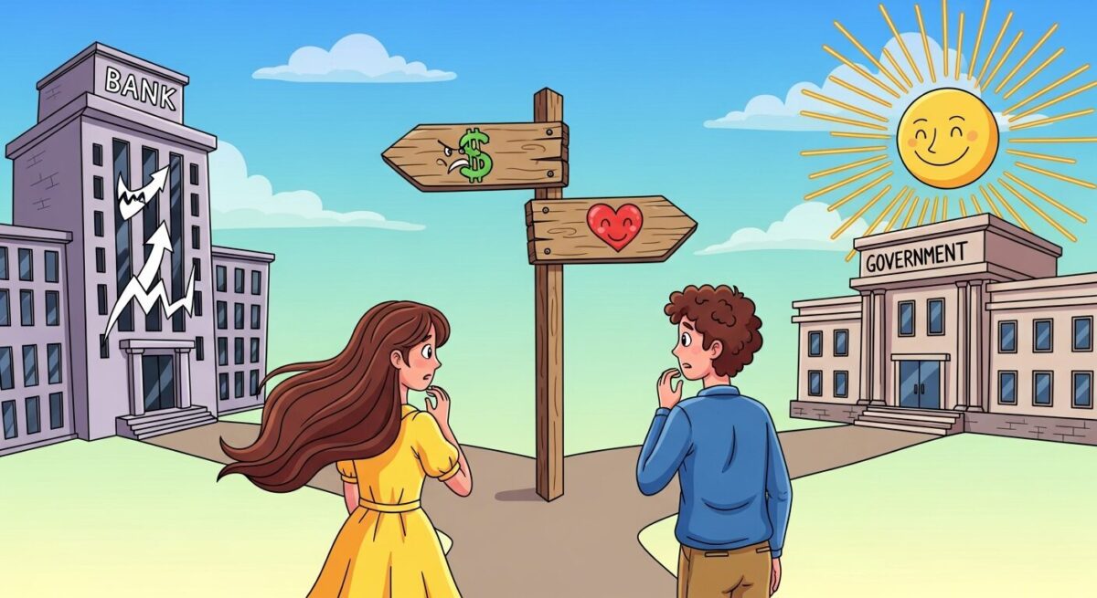 시중은행 주택담보대출과 정부지원 특례 대출 사이에서 고민하는 신혼부부의 선택